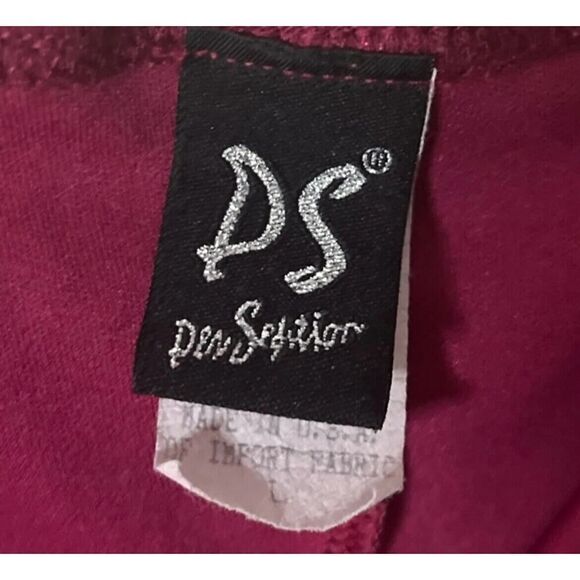 Vintage Perceptions USA Made Metallic Purple Mermaid Style Prom Evening Dress L - Picture 7 of 8